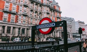 London Underground and city scene