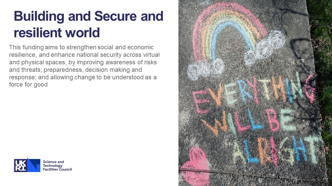 Building and secure a resilient world presentation