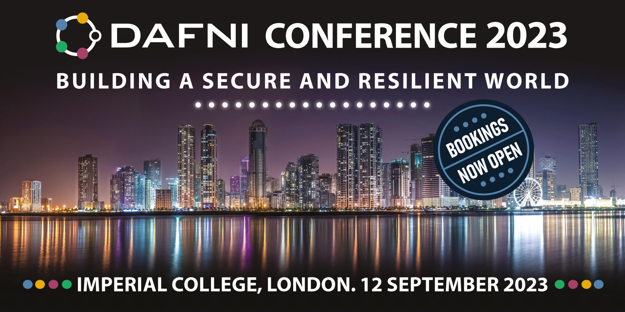 DAFNI_Conference_2023_Landscape_bookingsopen Bookings open 2023