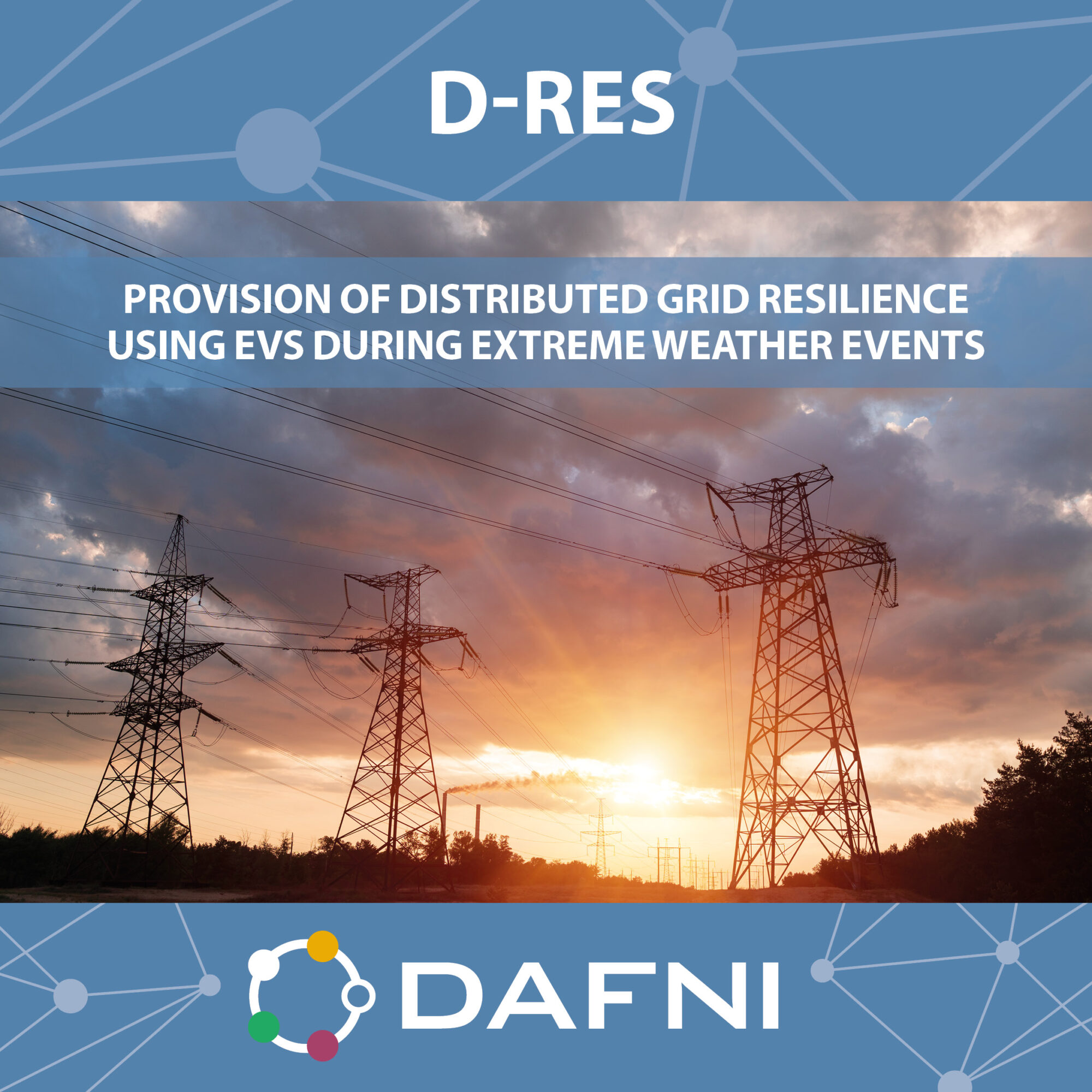 D-RES tile showing electricity pylons