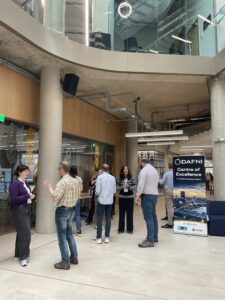 Group of people networking at the Scotland roadshow