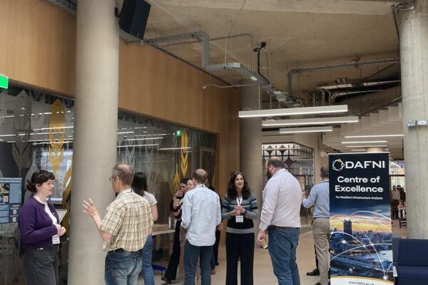 Group of people networking at the Scotland roadshow