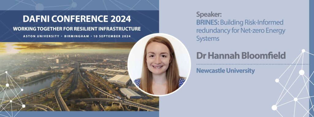 DAFNI Conference 2024 introduction slide - Hannah Bloomfield