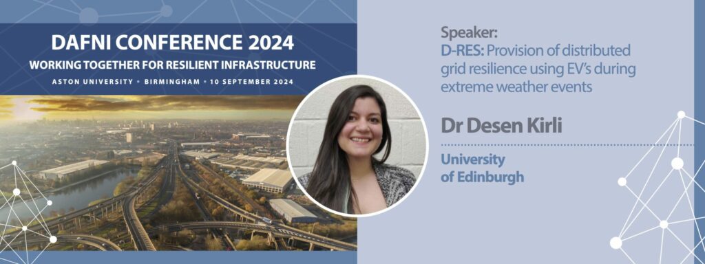 DAFNI Conference 2024 introduction slide - Desen Kirli