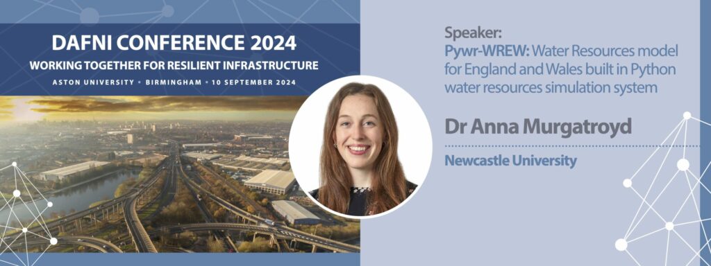 DAFNI Conference 2024 introduction slide - Anna Murgatroyd