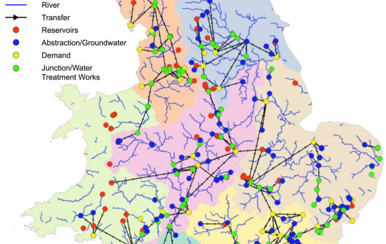 Environment Agency waterworks map