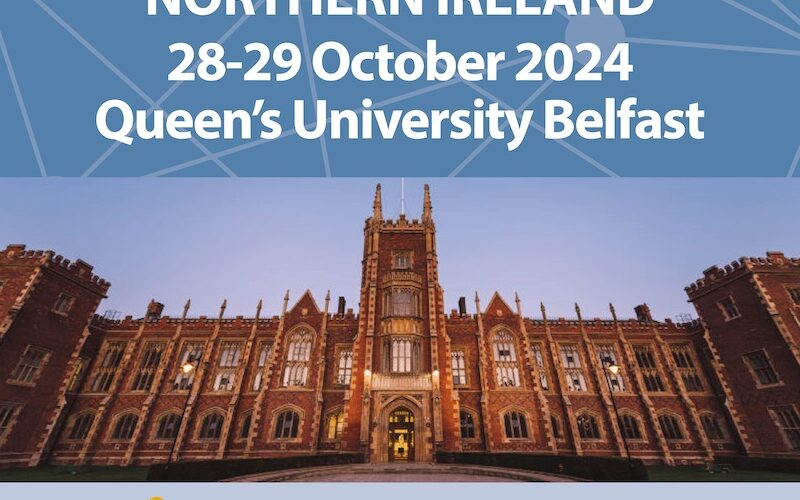 Northern Ireland roadshow advertising tile showing Queen's University Belfast