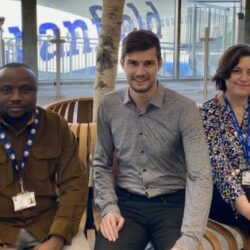 Team-Mars Fabian Steinmann, Irene Moulitsas, Desmond Bisandu - MARS Team members