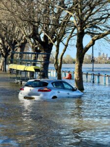Flooding at Putney, London