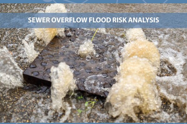 Flooding under a drain