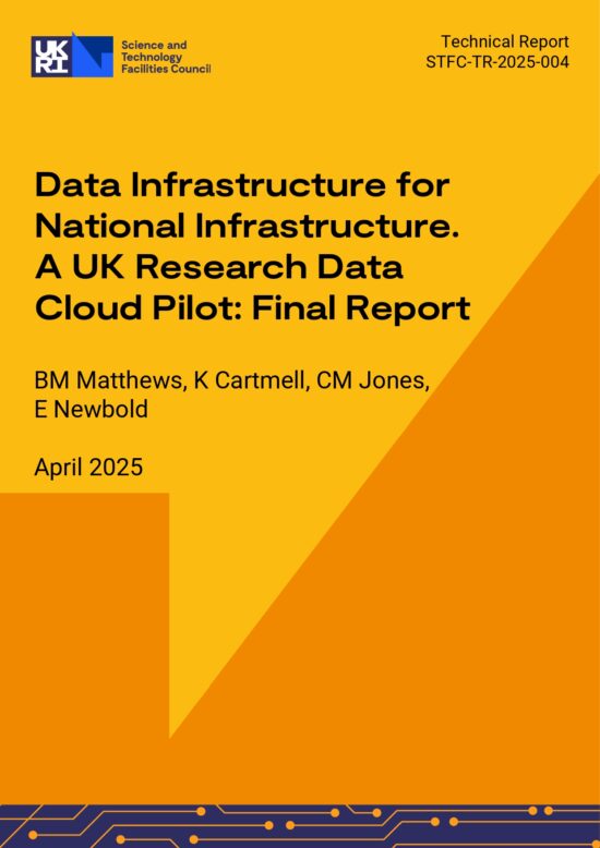 Data Infrastructure for National Infrastructure Report