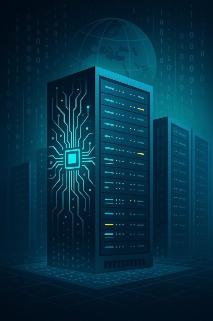 Supercomputer data rack storage